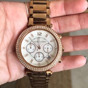 Michael Kors Rose Gold Parker Watch
